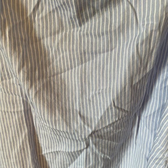 Nanette Lepore Off the Shoulder Striped Shirt Sz M - Picture 3 of 4